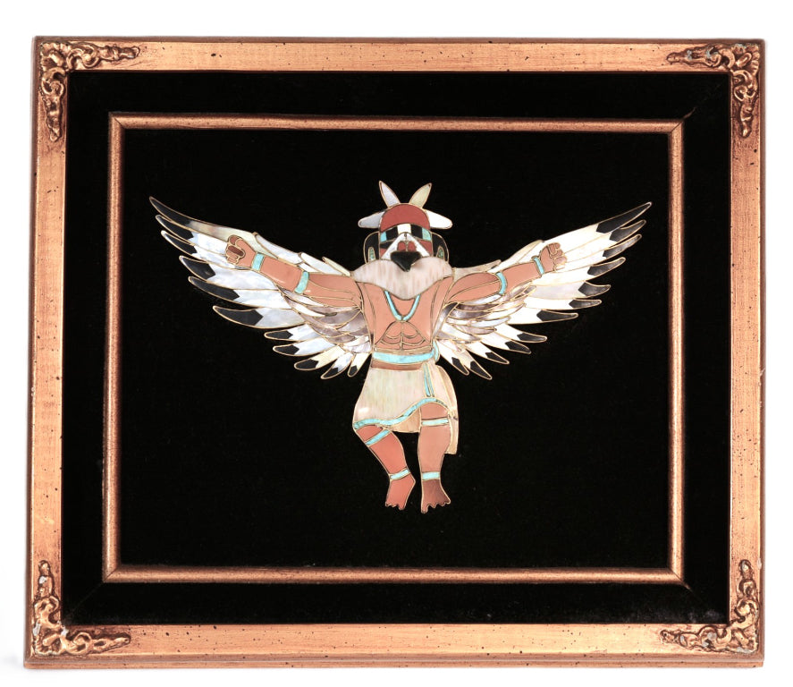 Zuni Pueblo Framed Eagle
