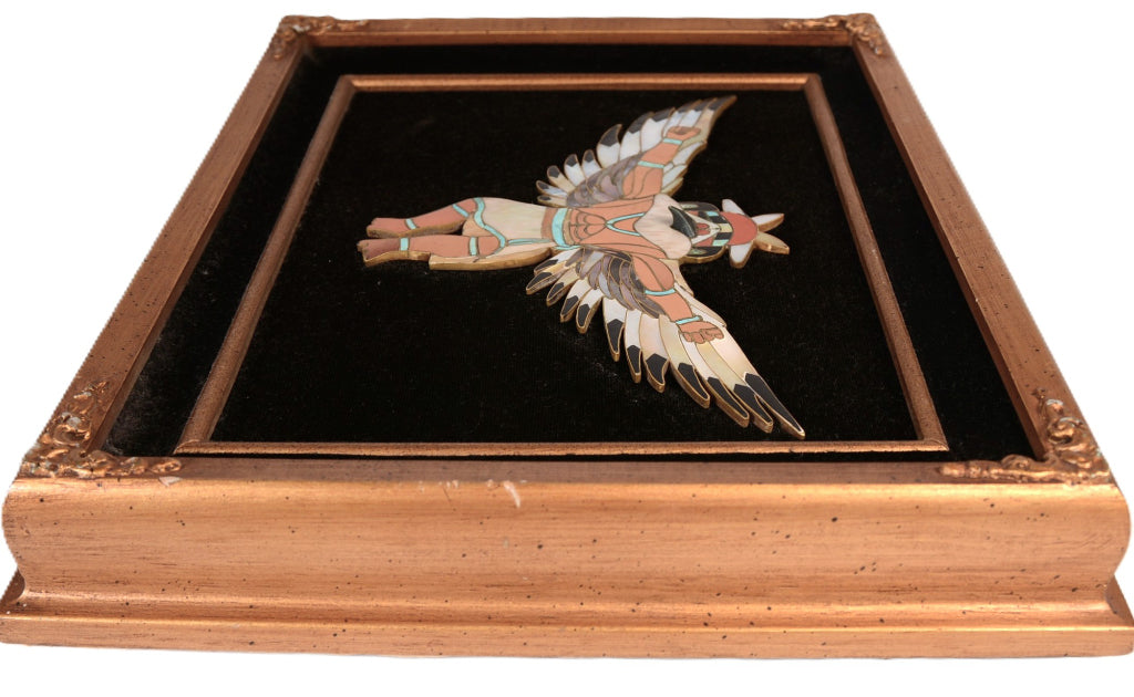 Zuni Pueblo Framed Eagle