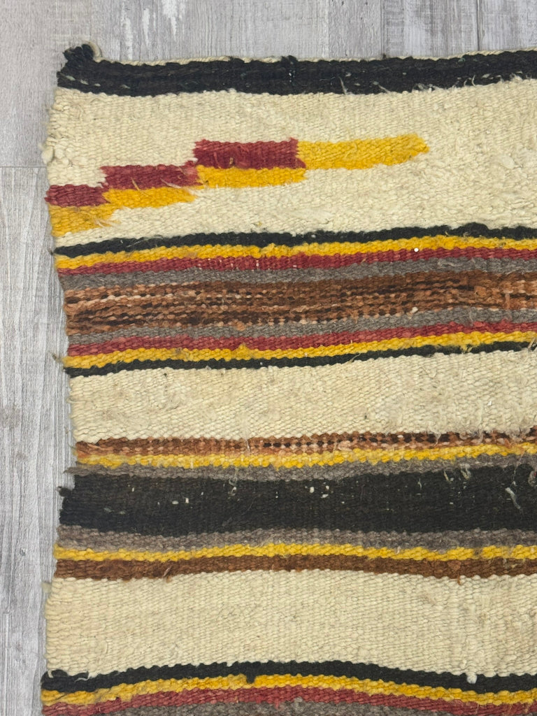 Navajo Double Banded Saddle Blanket