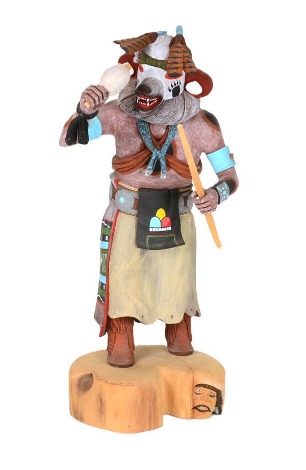 Hopi Kachina White Bear Doll By A.L. Sahmie