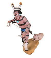 Hopi Kachinas Koshare Clown Doll By A.L. Sahmie