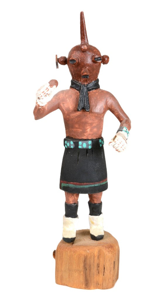 Hopi Kachina Mudhead Doll By Edwin Choyou Jr