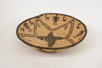 Apache Basketry Tray with Figures