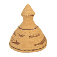 Makah or Nuu-chah-nulth - Nootka Basket Whaling Hat