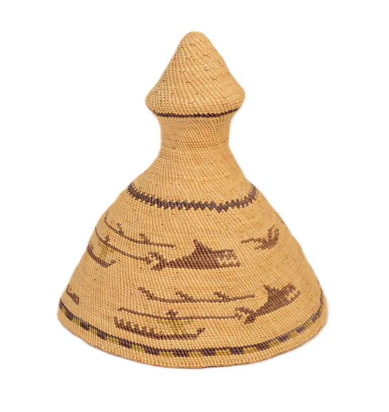 Makah or Nuu-chah-nulth - Nootka Basket Whaling Hat