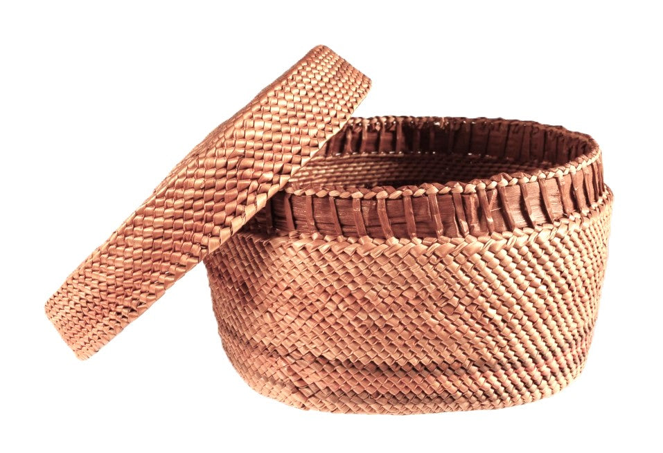 Makah Basket with Lid