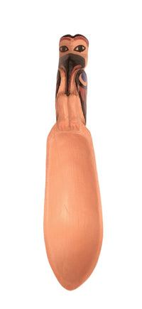Northwest Coast Bird Figure Wood Spoon