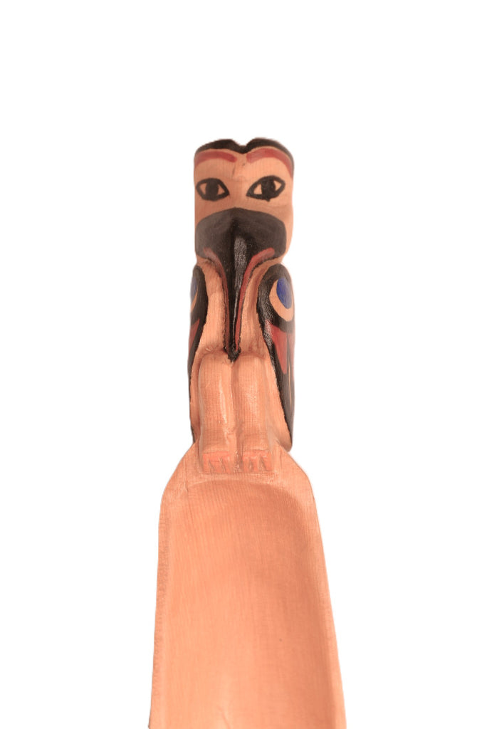 Northwest Coast Bird Figure Wood Spoon