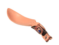 Northwest Coast Bird Figure Wood Spoon