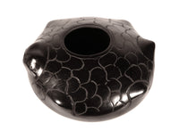 Mata Ortiz Black Turtle Pottery By Jose L. Quezada