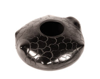 Mata Ortiz Black Turtle Pottery By Jose L. Quezada