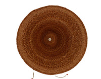 Haida Painted Cedar Bark Hat - Eagle and Raven