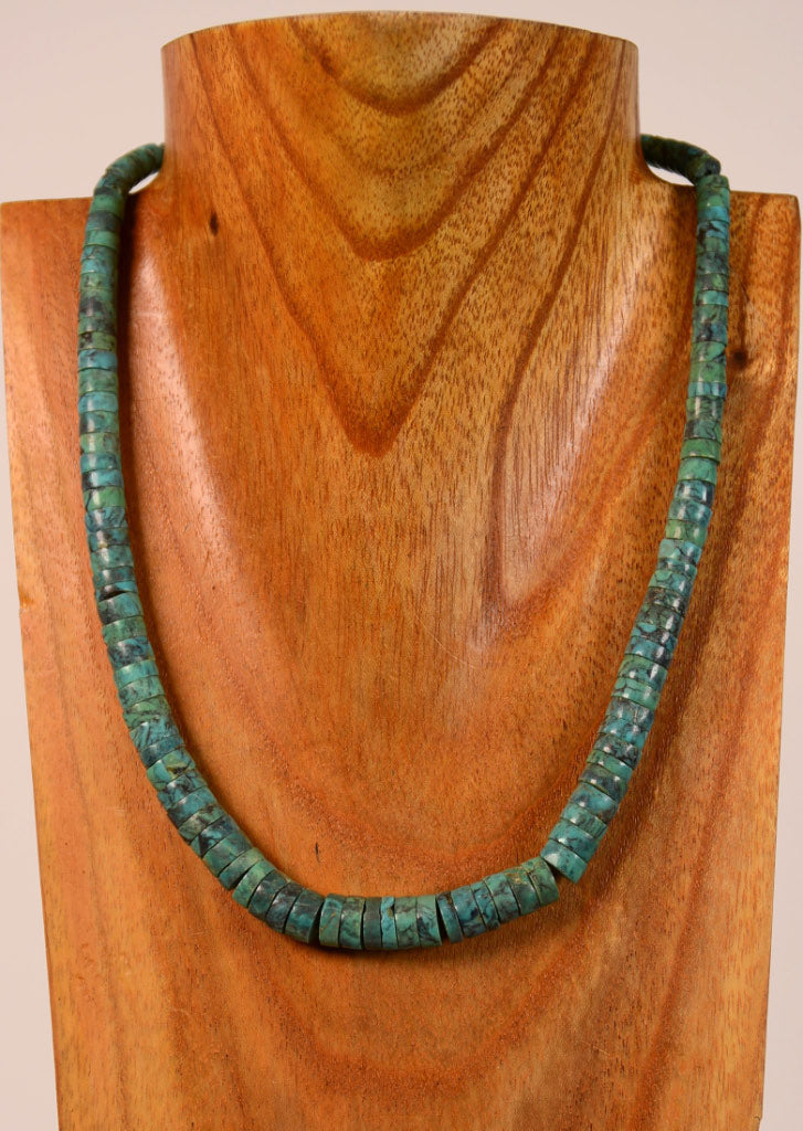 Santo Domingo or Navajo Turquoise Necklace