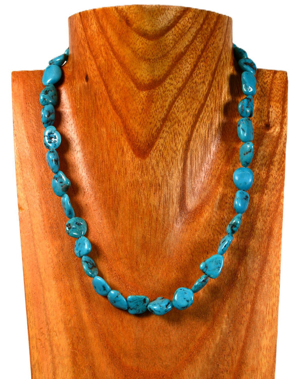 Santo Domingo or Navajo Turquoise Necklace