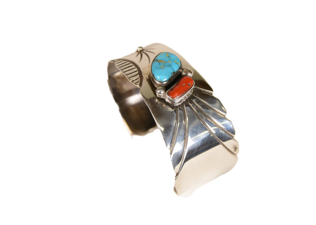 Navajo Cuff Bracelet by John Delvin