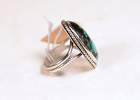 Navajo Sterling Silver and Turquoise Ring Size: 7