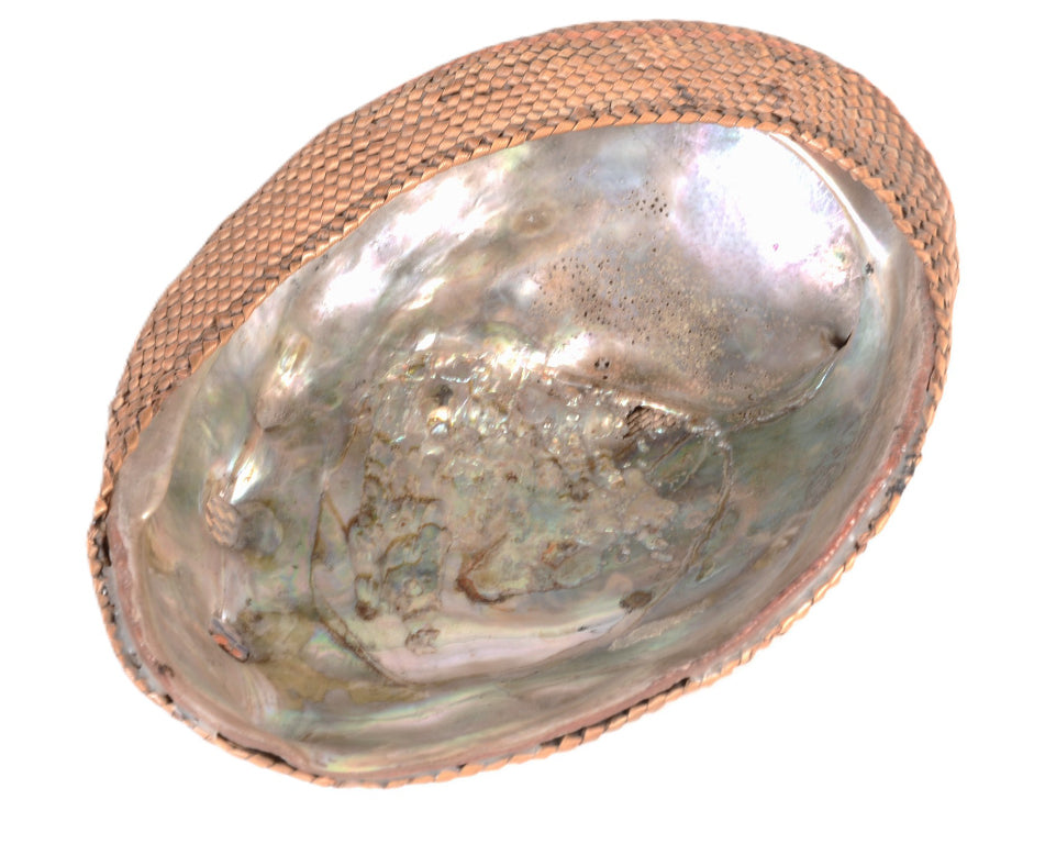 Makah Neah Bay Abalone Shell Basketry
