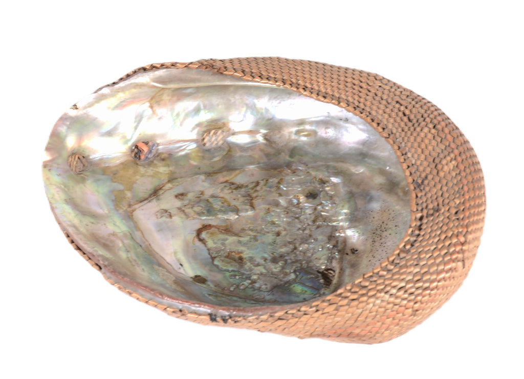 Makah Neah Bay Abalone Shell Basketry