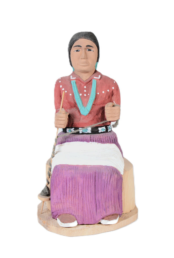 Navajo Wood Carving Doll By Rena Juan