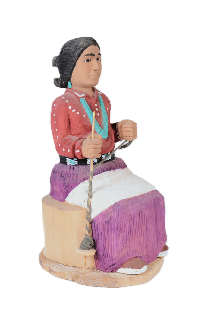 Navajo Wood Carving Doll By Rena Juan