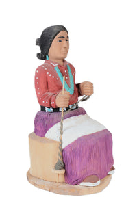 Navajo Wood Carving Doll By Rena Juan