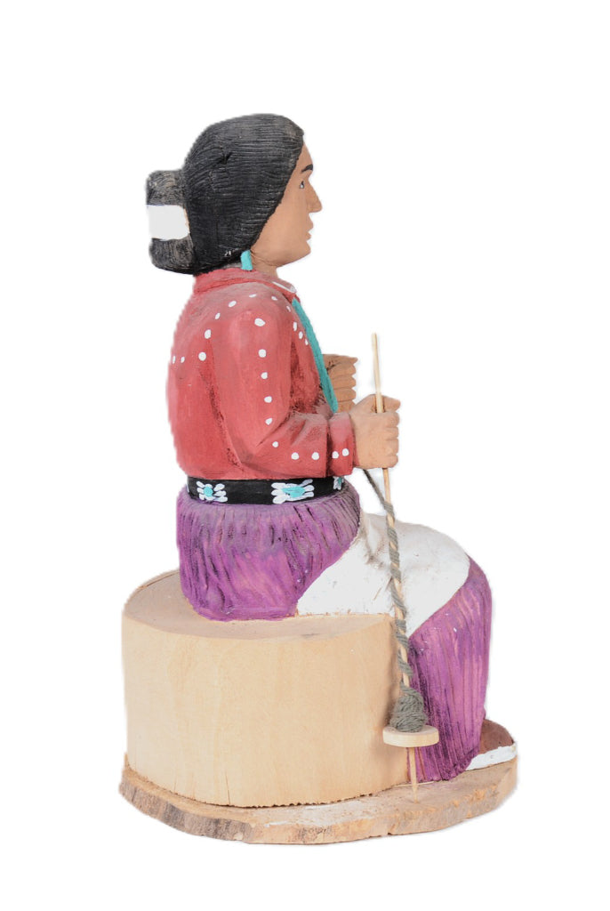 Navajo Wood Carving Doll By Rena Juan