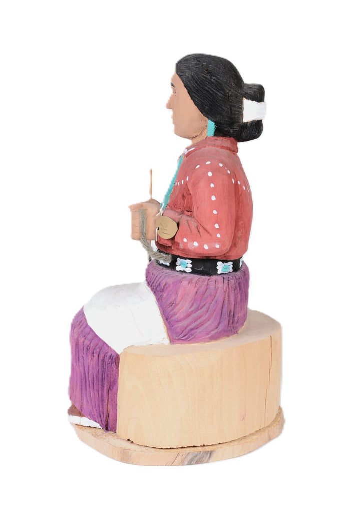 Navajo Wood Carving Doll By Rena Juan