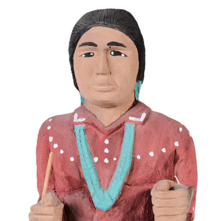 Navajo Wood Carving Doll By Rena Juan