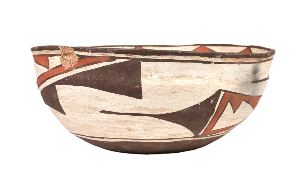 Zuni Dough Bowl Pottery