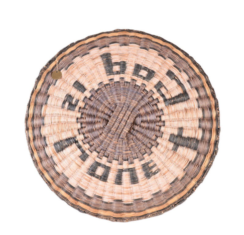Hopi Wicker Tray Basket