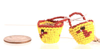 Quinault Miniature Beaded Baskets Set of 2