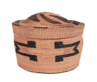 Tlingit Basket with Rattle Lid