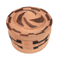 Tlingit Basket with Rattle Lid