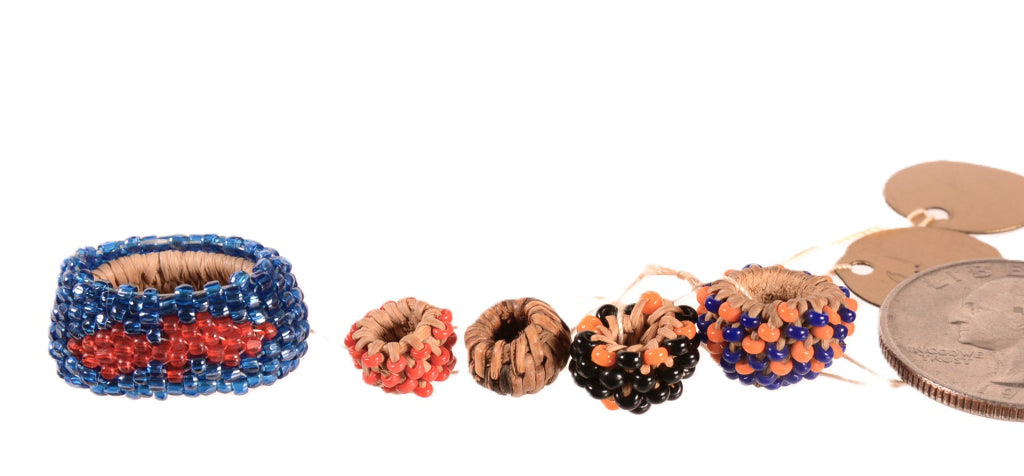 Pomo Micro Miniature Baskets Set of 5