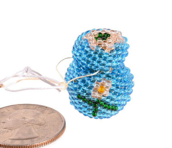 Paiute Miniature Beaded Basket