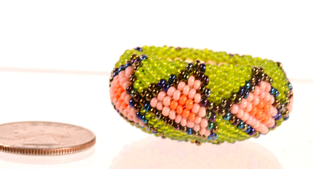 Paiute Miniature Beaded Basket