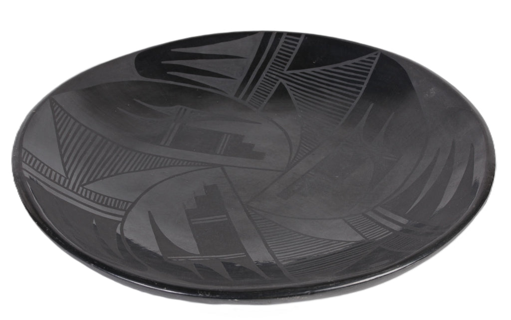 San Ildephonse Plate Pottery By Juanita