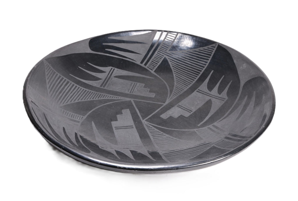 San Ildephonse Plate Pottery By Juanita