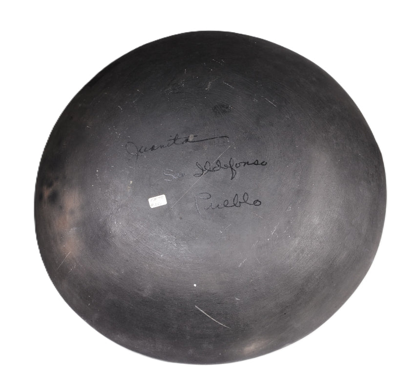 San Ildephonse Plate Pottery By Juanita