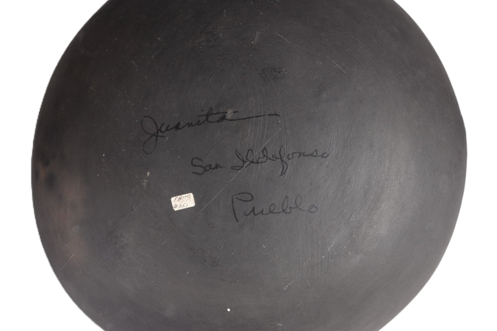 San Ildephonse Plate Pottery By Juanita