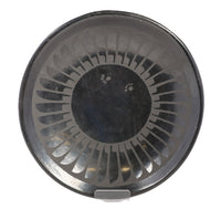 San Ildephonso Black Dish Pottery By Santana and Adam
