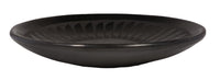 San Ildephonso Black Dish Pottery By Santana and Adam