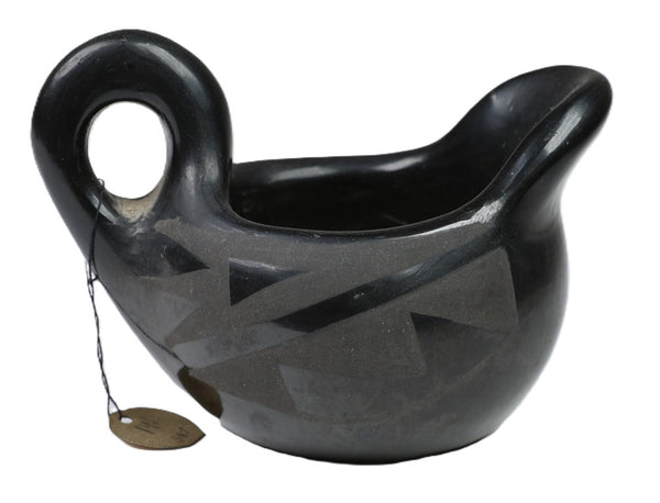 Santa Clara Pueblo Miniature Black Pottery By Margaret Naranjo