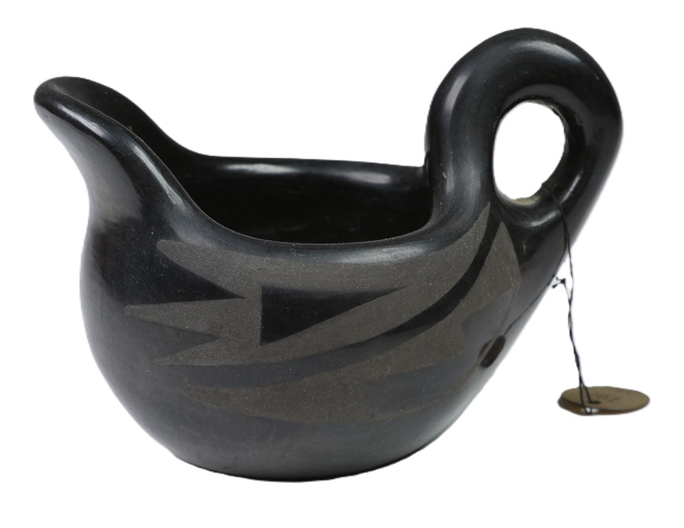Santa Clara Pueblo Miniature Black Pottery By Margaret Naranjo