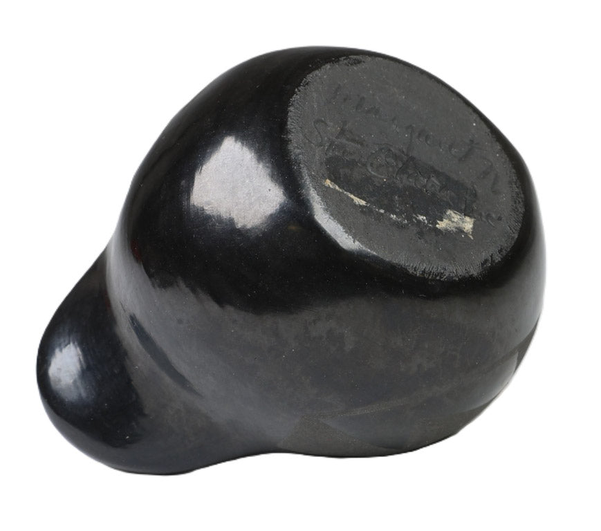 Santa Clara Pueblo Miniature Black Pottery By Margaret Naranjo
