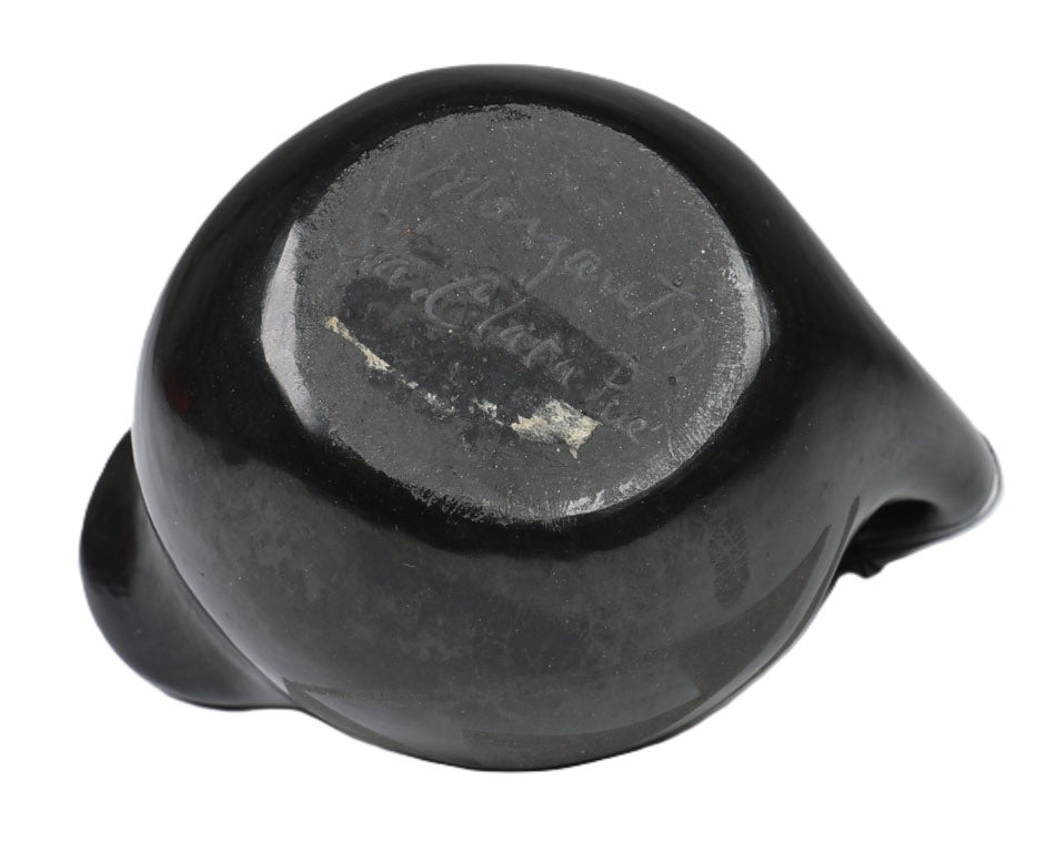 Santa Clara Pueblo Miniature Black Pottery By Margaret Naranjo