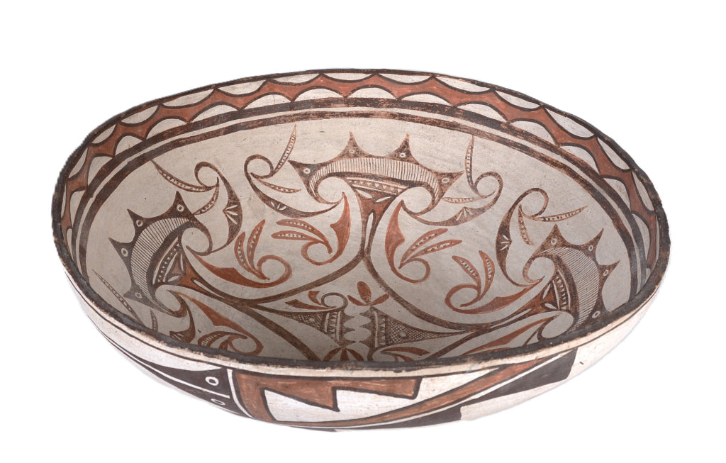 Zuni Dough Bowl Pottery