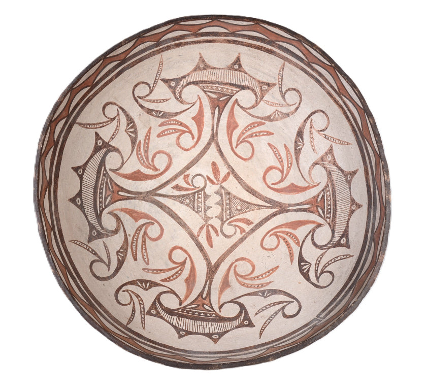 Zuni Dough Bowl Pottery