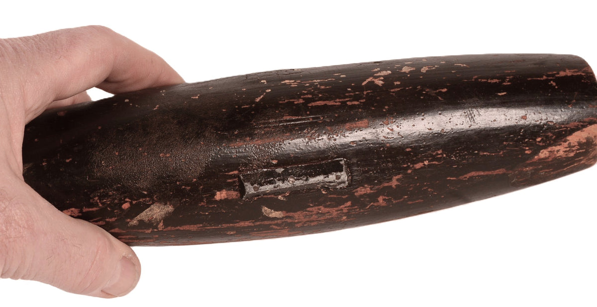 Rare Seminole Wood Canoe with Figure