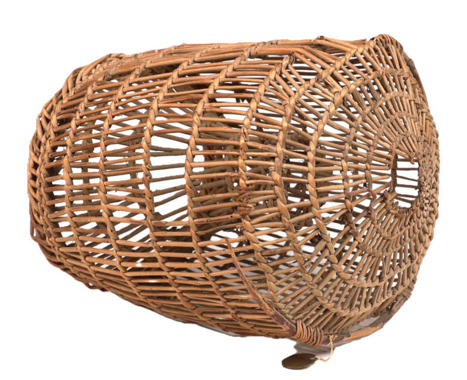 Hupa Open Weave Fish Trap Basket